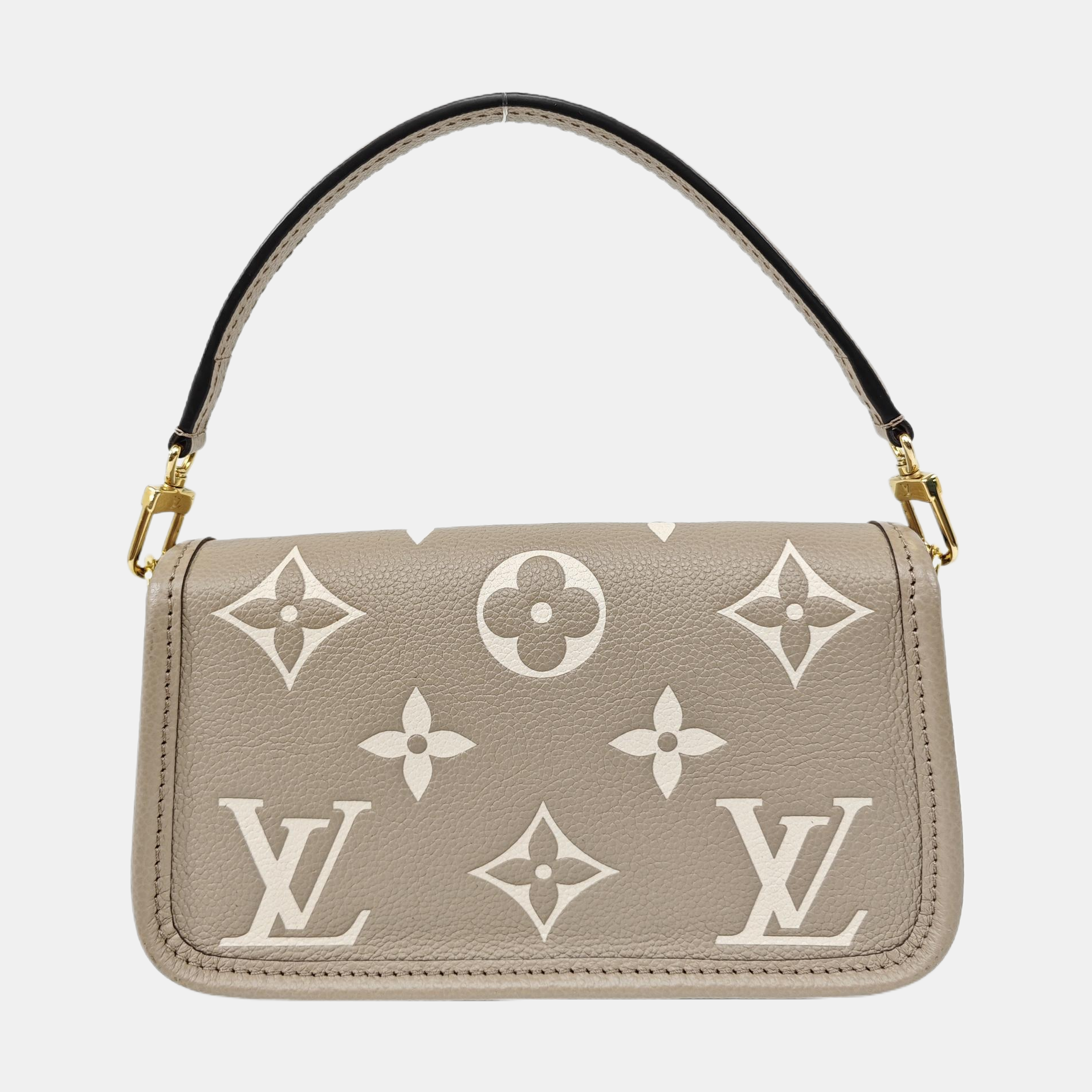 DIANE Nano Monogram Calfskin Gray