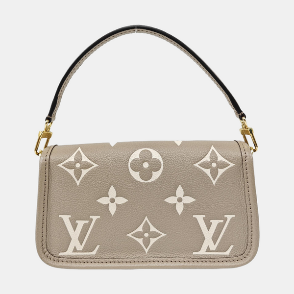 DIANE Nano Monogram Calfskin Gray