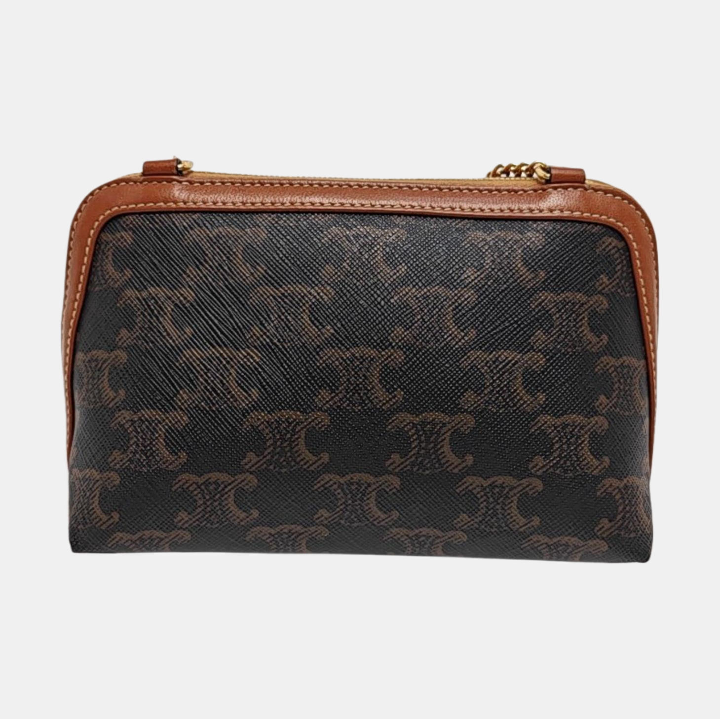 TRIOMPHE Mini Coated Canvas Brown