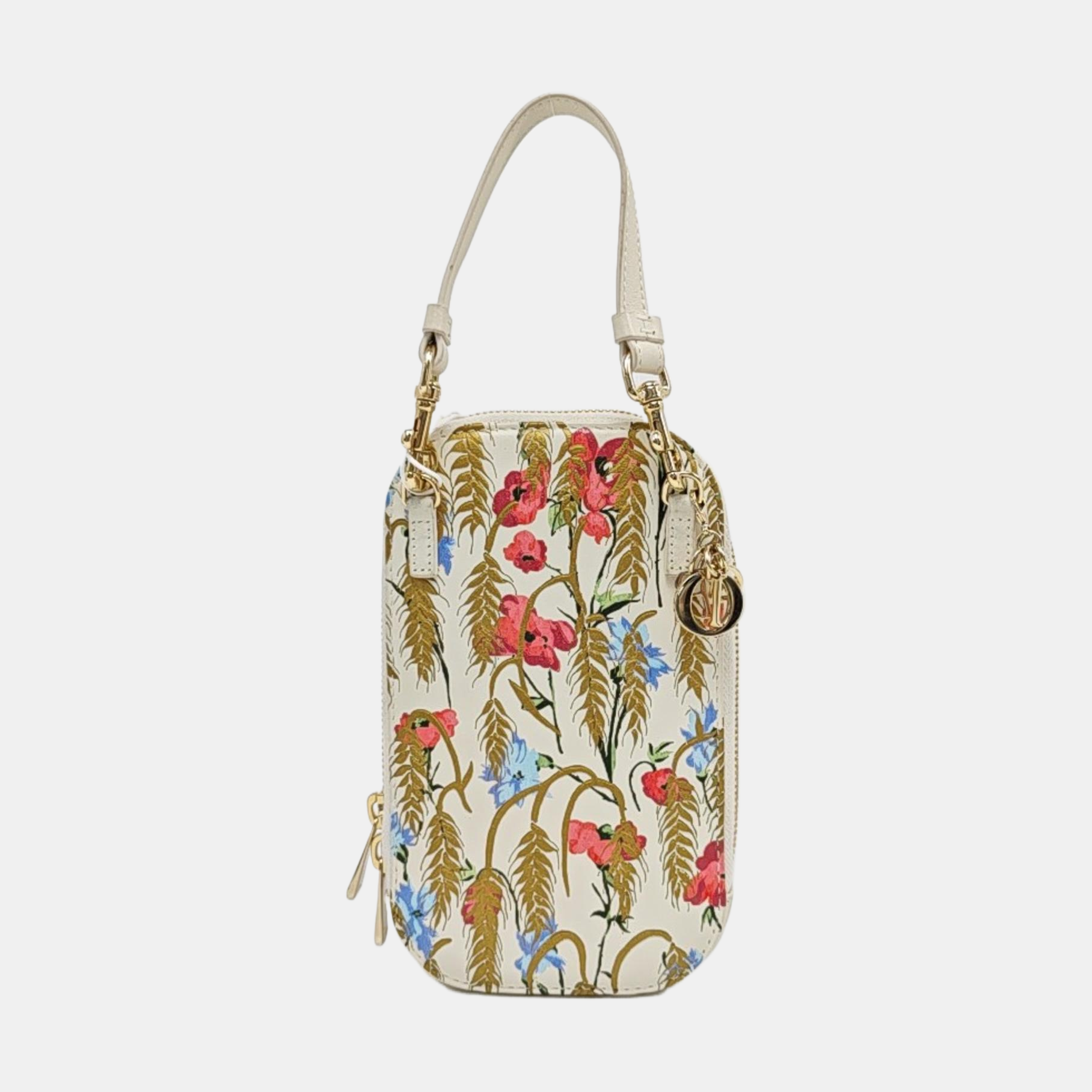 Authenticated pre-owned  Lady Dior Lambskin Multicolor - Shoulder Bag at Looply