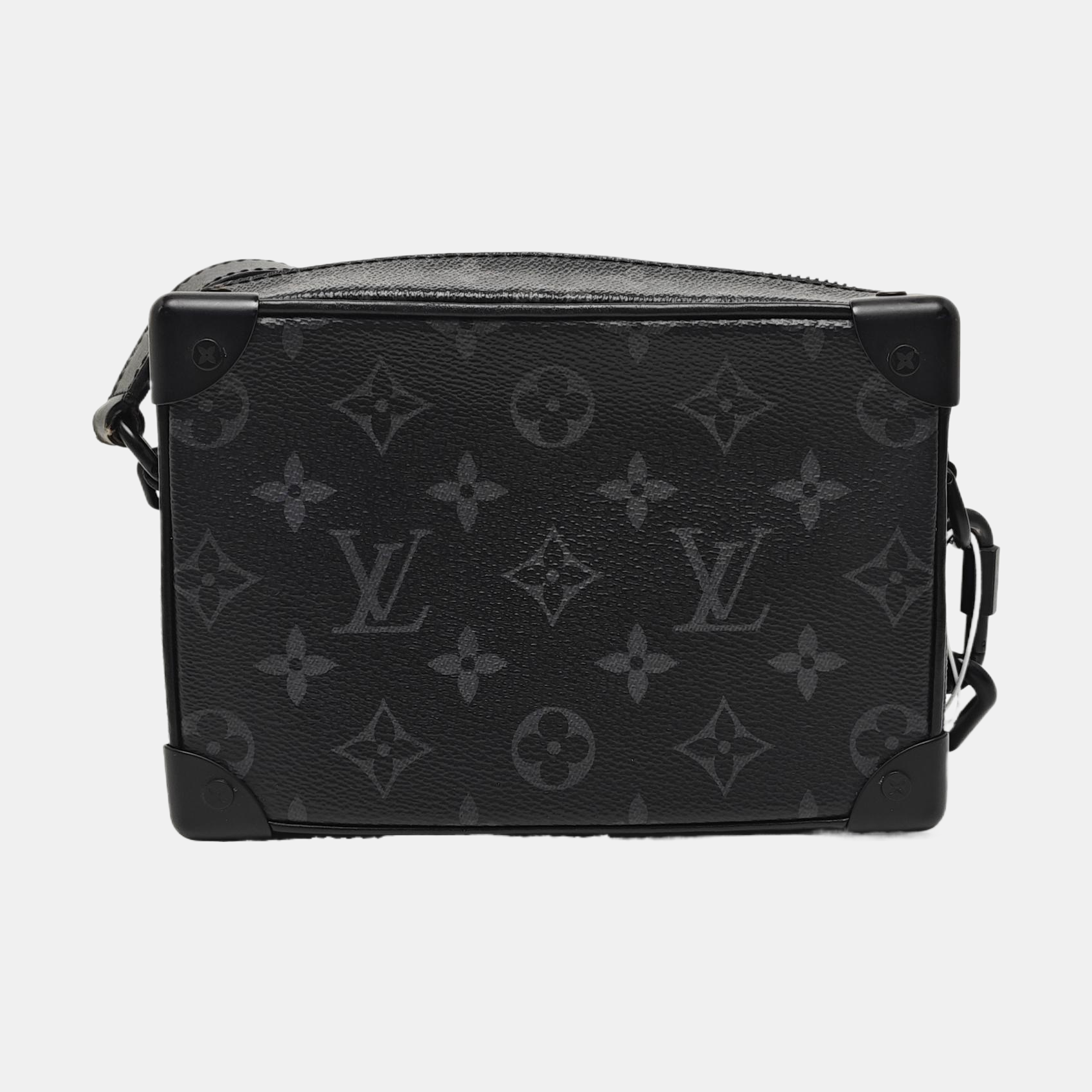 SOFT TRUNK Mini Monogram Coated Canvas Black
