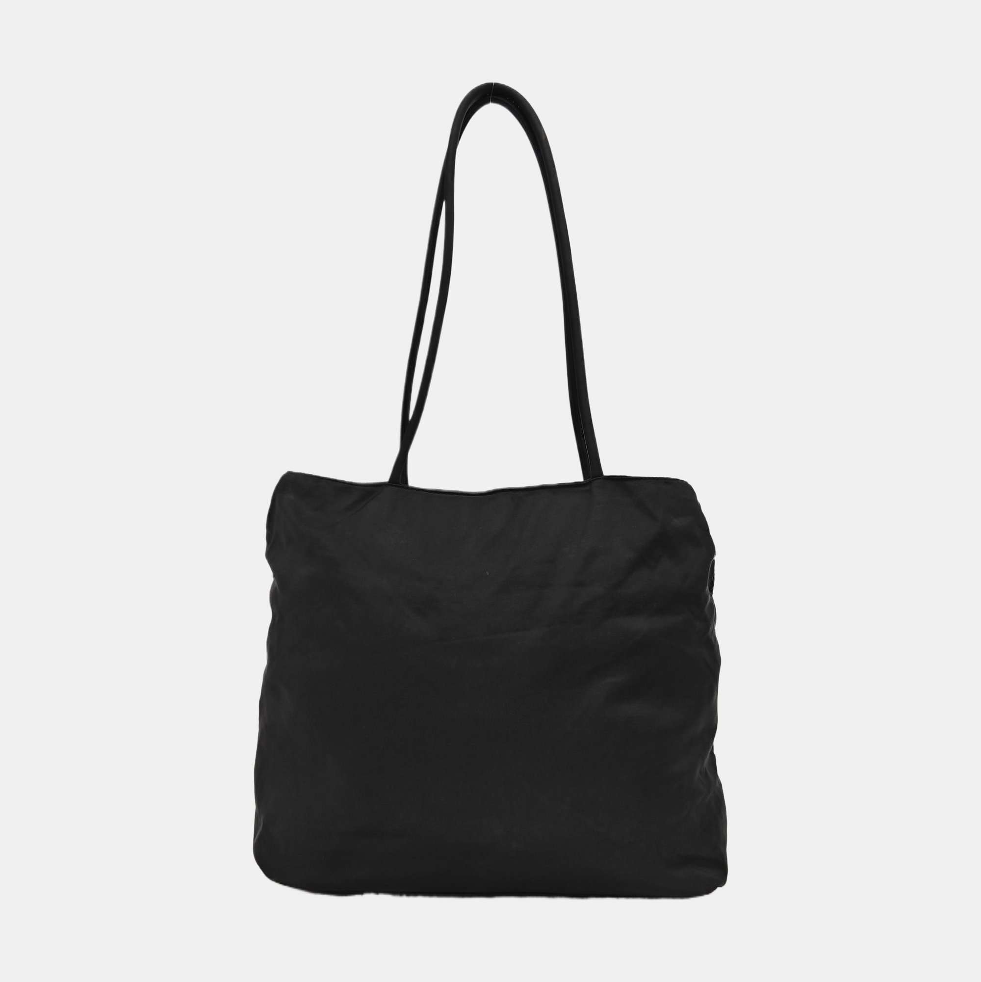 Nylon Tote Bag Black
