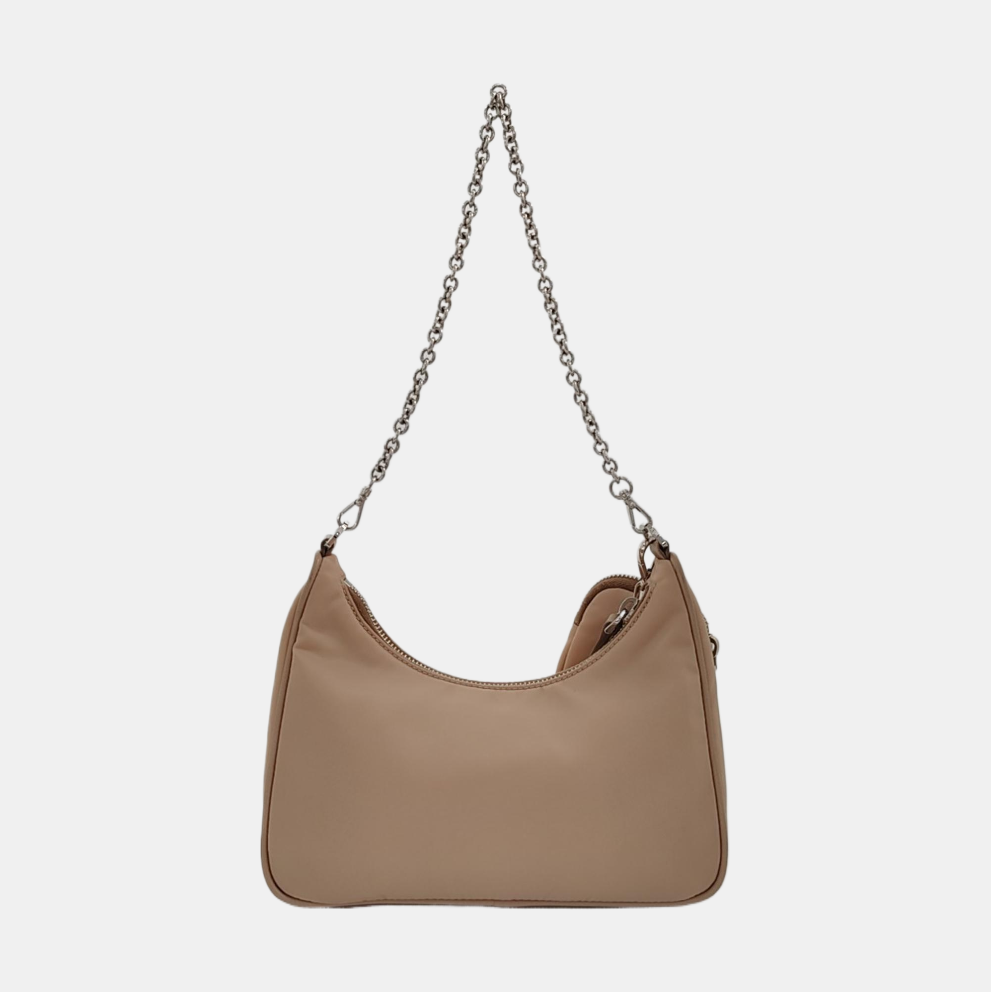 Authenticated pre-owned  Re-Edition2005 Nylon Beige - Shoulder Bag at Looply