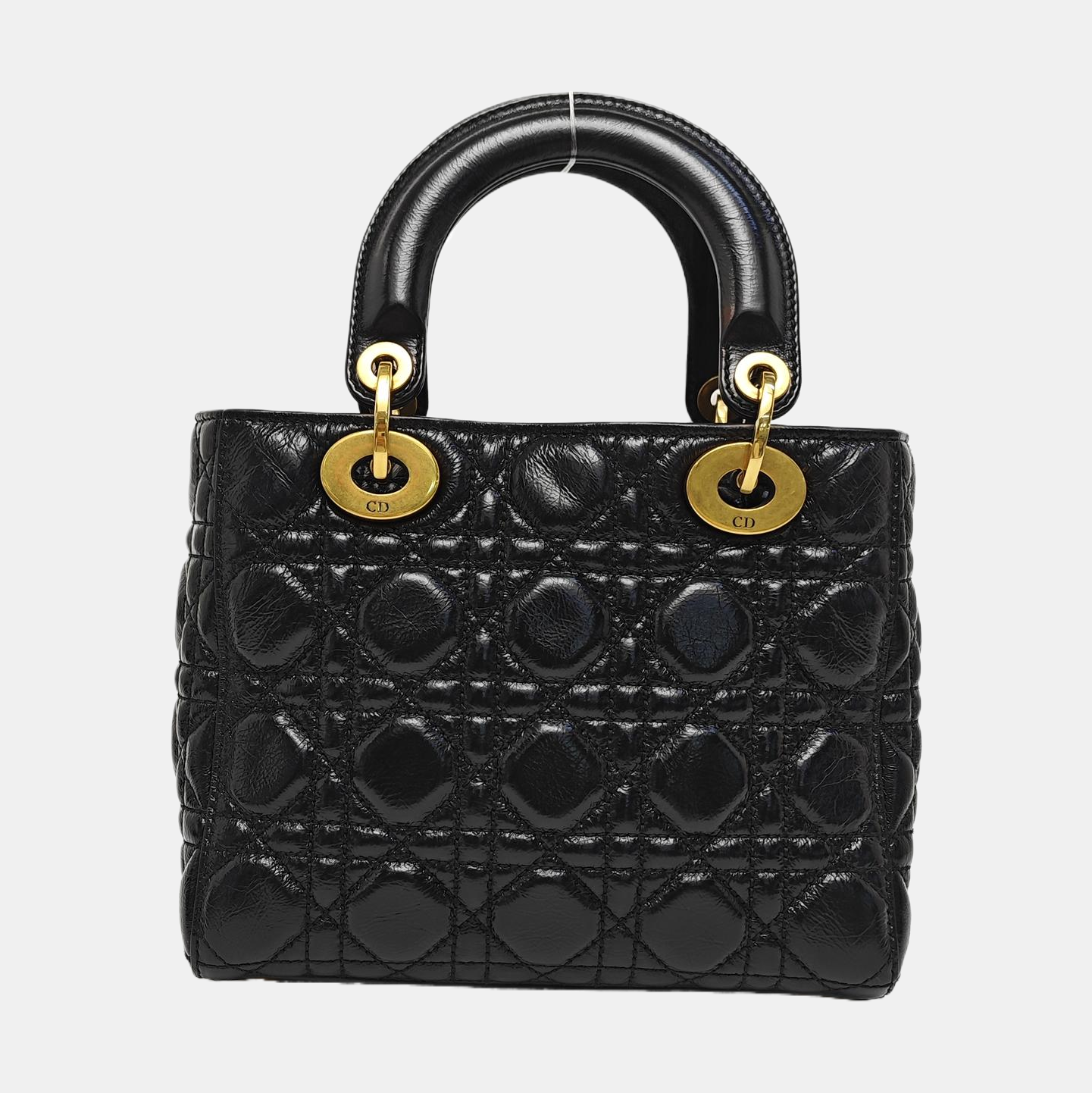 Lady Dior Small Cannage Lambskin Black
