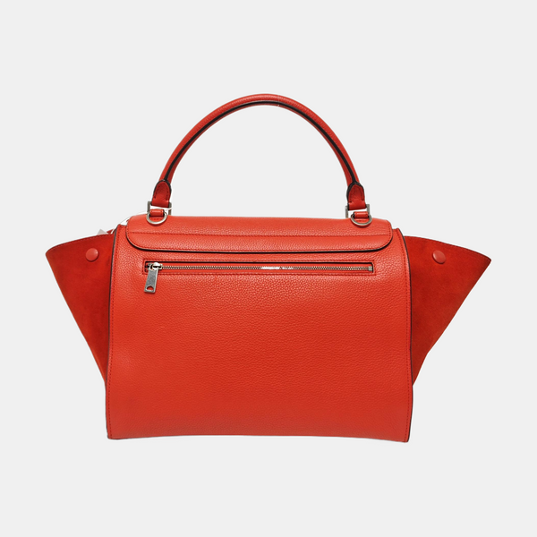 TRAPEZE Medium Calfskin Red
