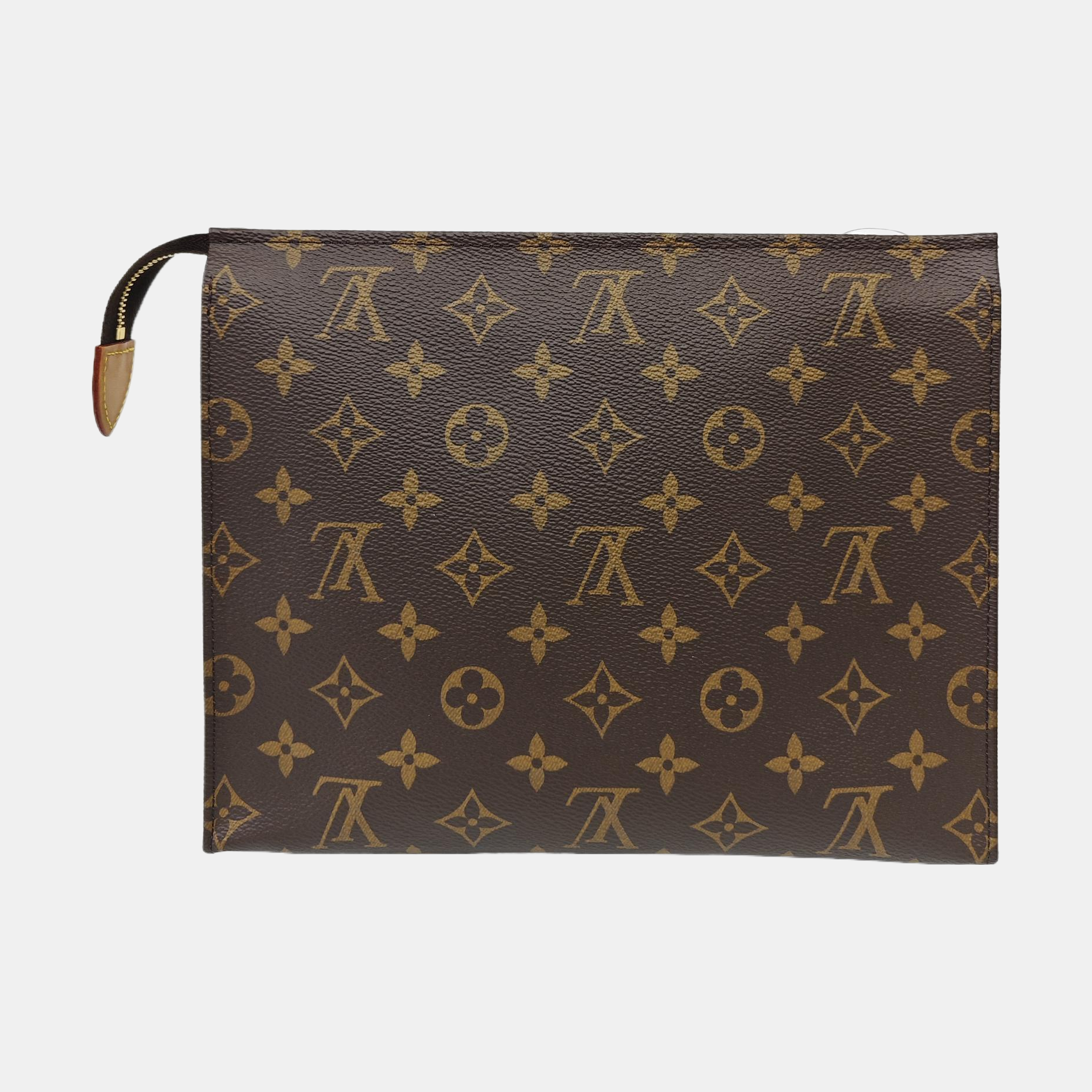 TOILET POCKET 26 Monogram Coated Canvas Brown