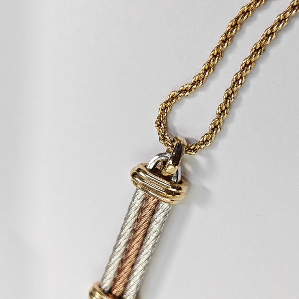 Trotter 2 Metal Gold Necklace