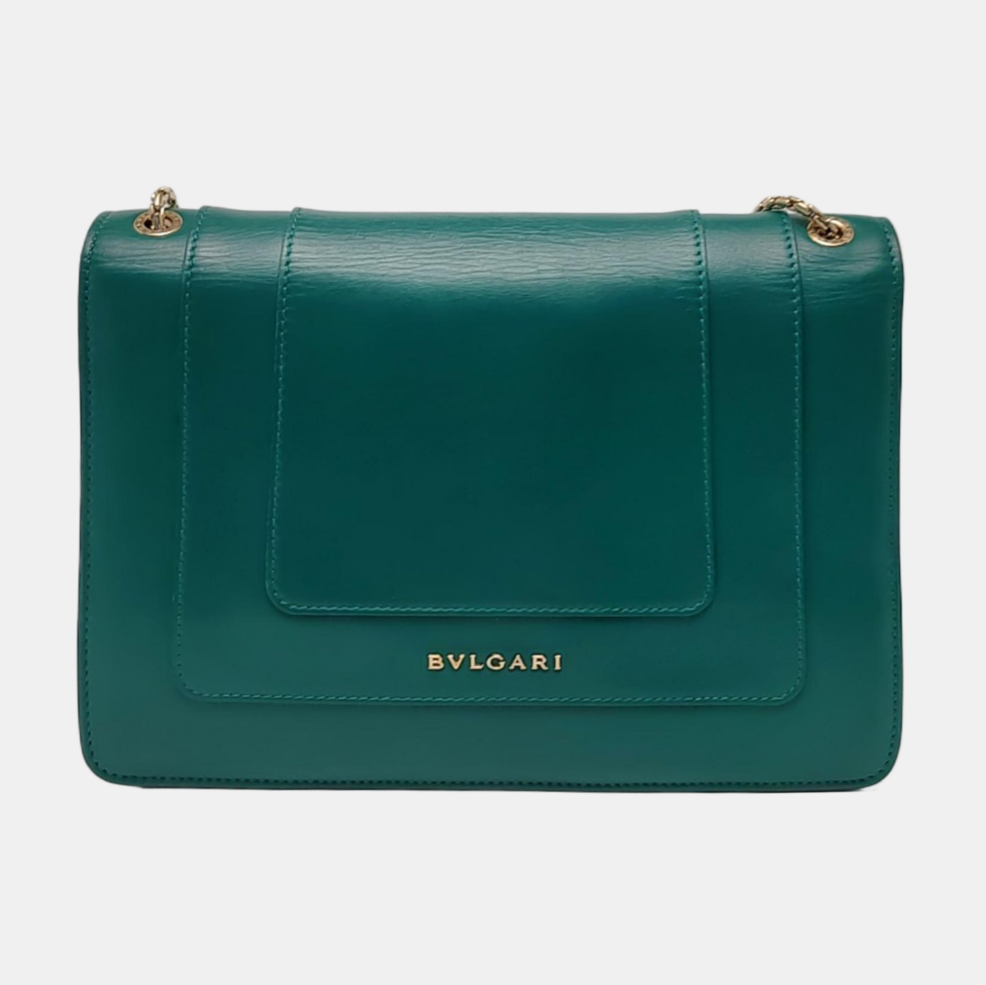 SERPENTI FOREVER Medium Calfskin Green