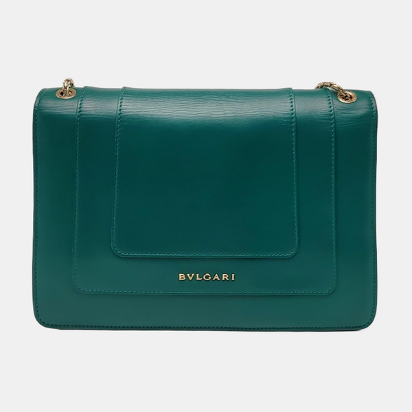 SERPENTI FOREVER Medium Calfskin Green