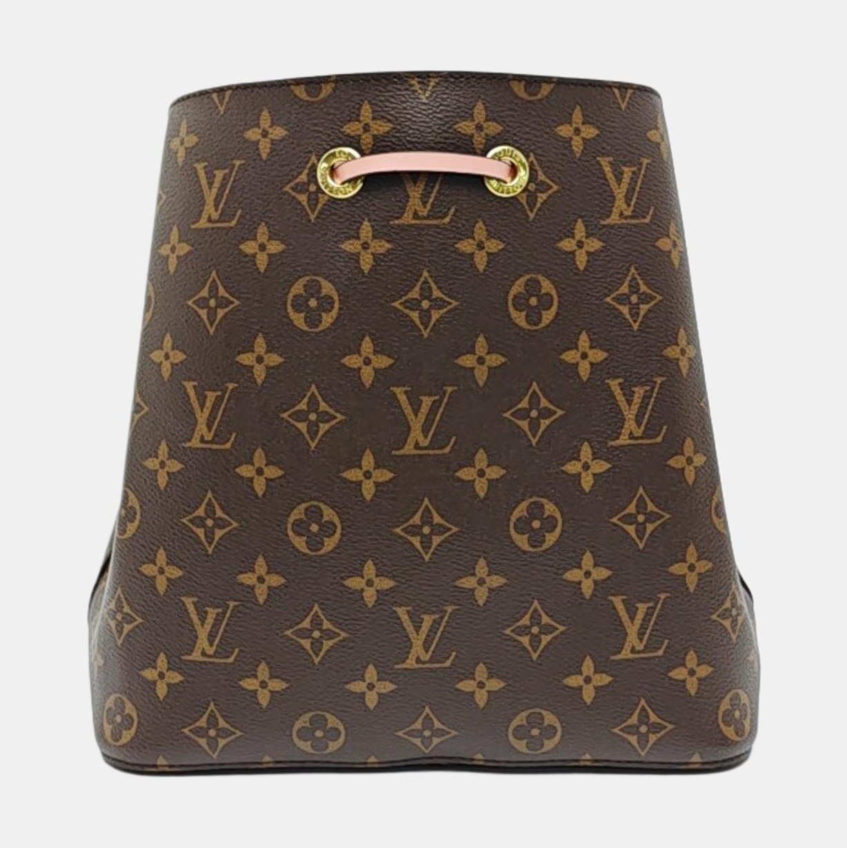 NÉONOÉ MM Monogram Coated Canvas Brown