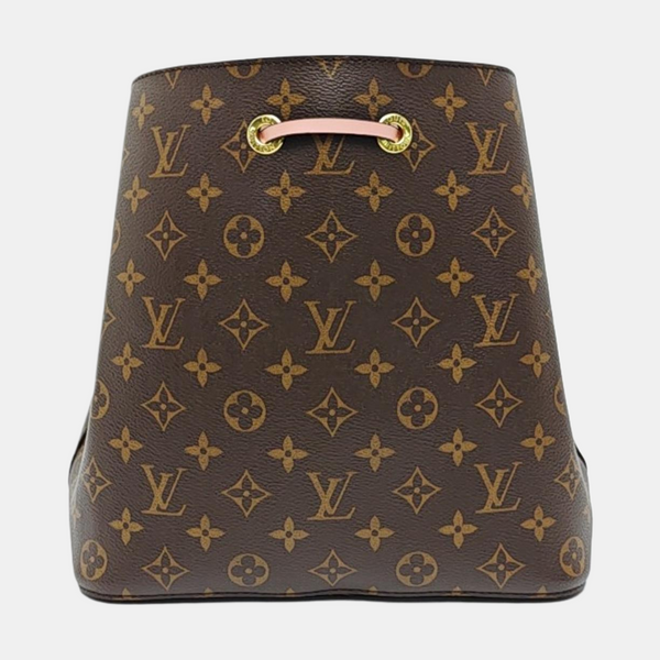 NÉONOÉ MM Monogram Coated Canvas Brown