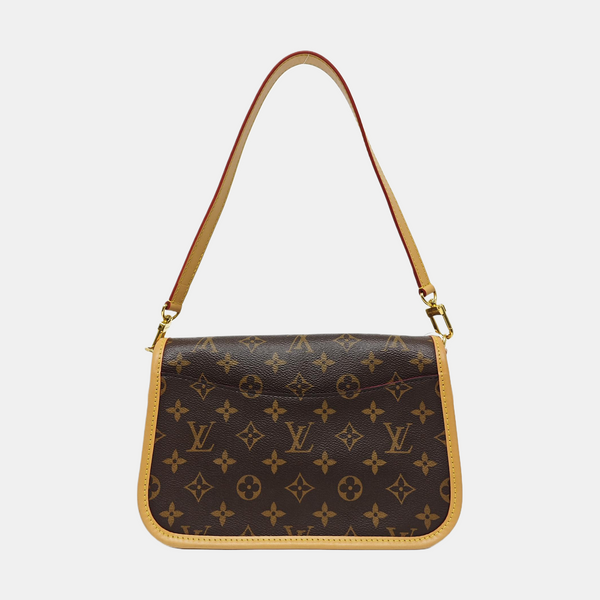 DIANE Monogram Coated Canvas Brown