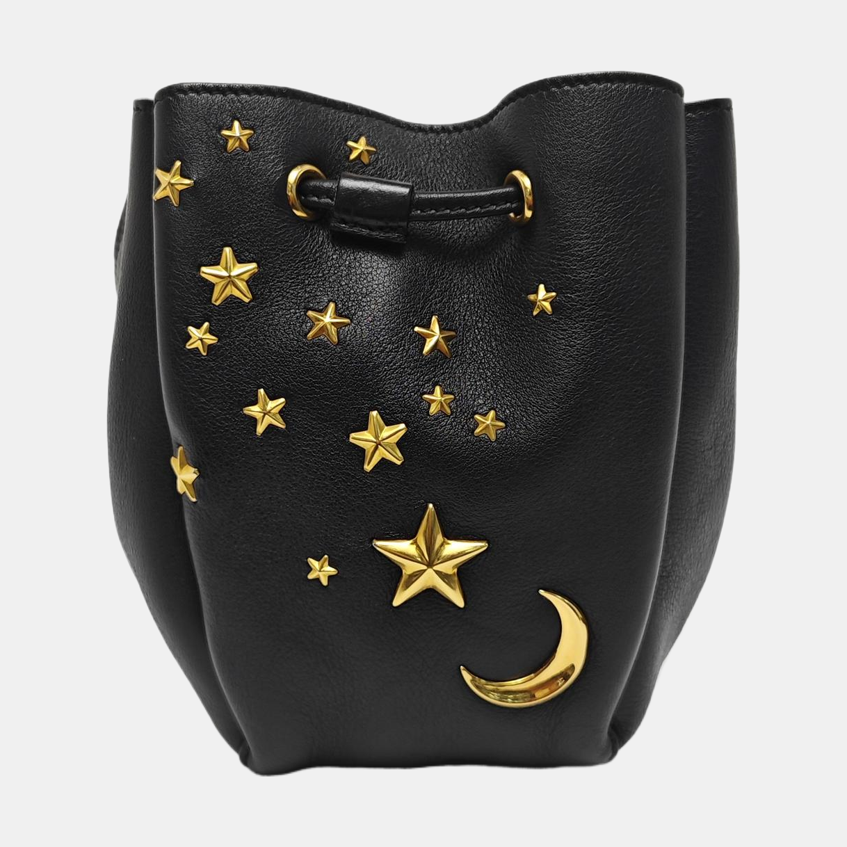 Calfskin Bucket Bag Black