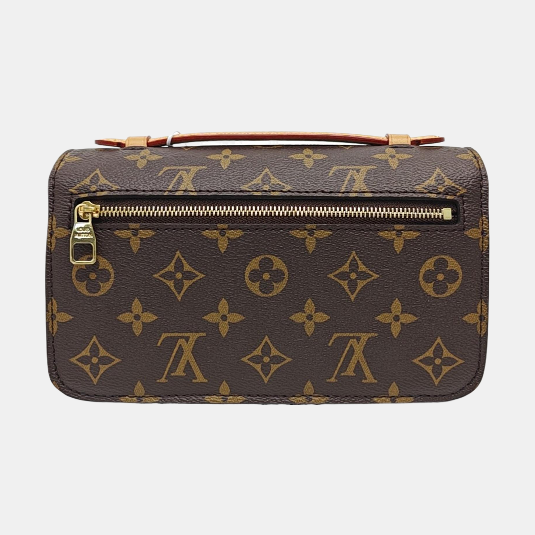 MÉTIS EAST WEST Monogram Coated Canvas Brown