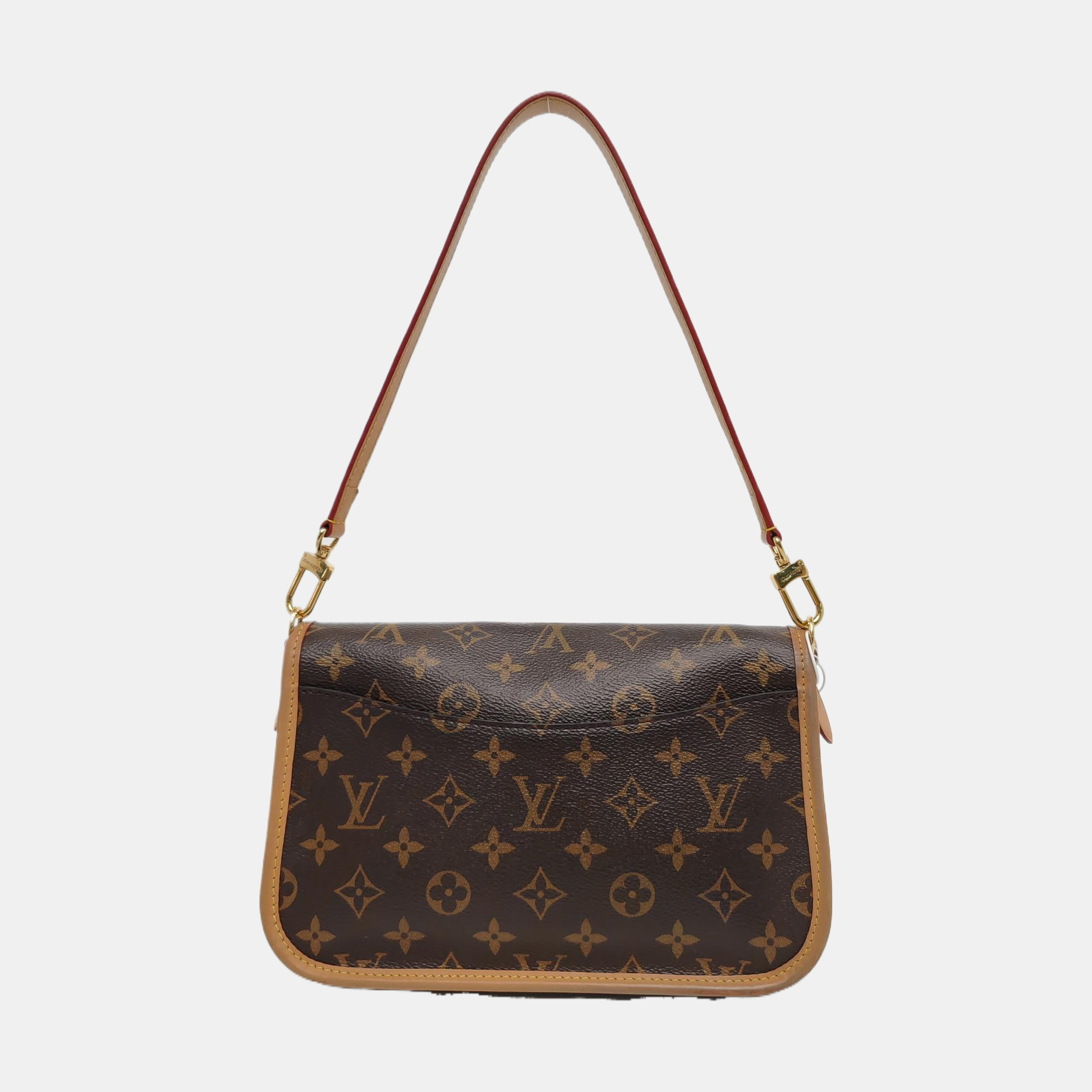 DIANE Monogram Coated Canvas Brown