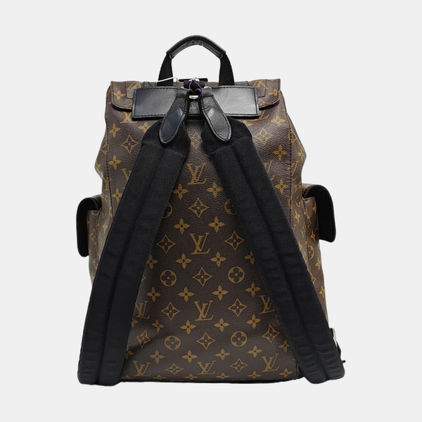 CHRISTOPHER MM Monogram Coated Canvas Brown