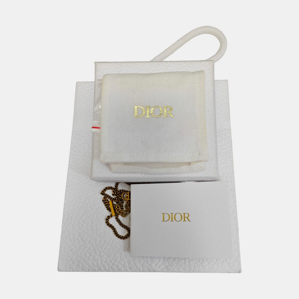 ALPHABET Crystal Gold Necklace