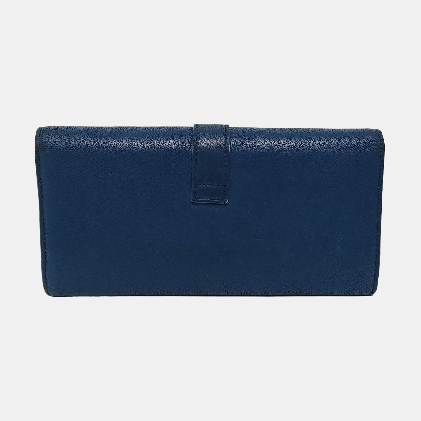 CHYC Y LIGNE Calfskin Blue Wallet