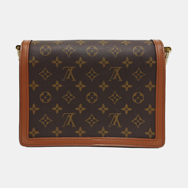DAUPHINE MM Monogram Coated Canvas Brown