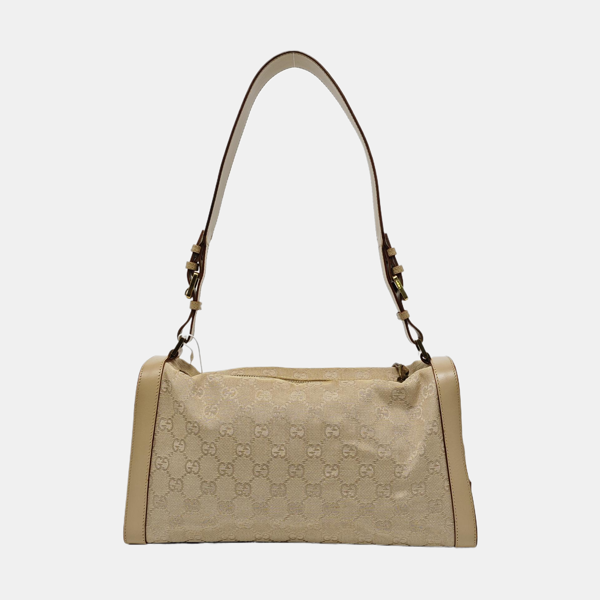 Monogram Canvas Top Handle Bag Beige