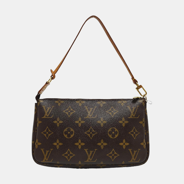 ACCESSOIRES Monogram Coated Canvas Brown