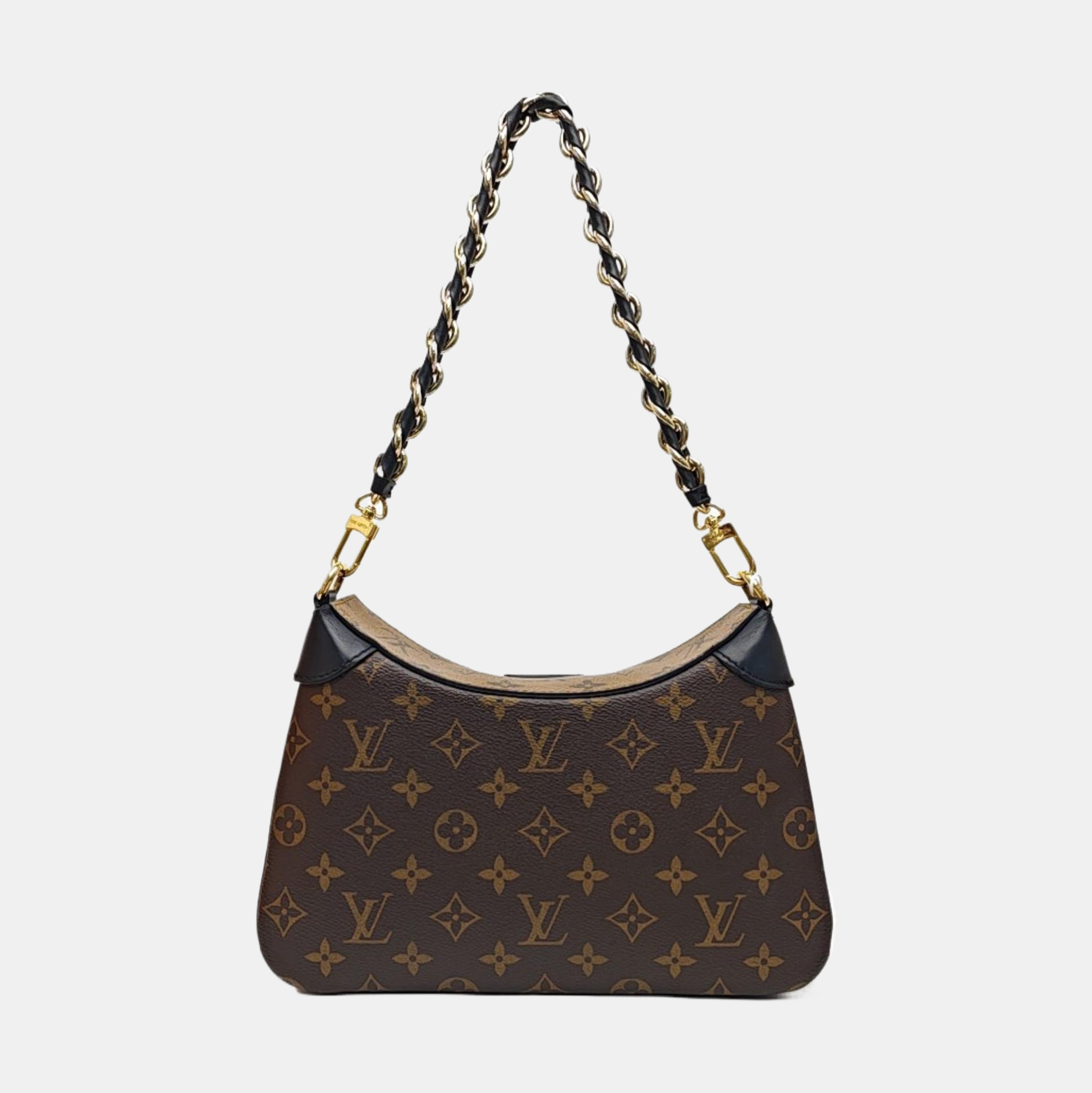 TWINNY Monogram Coated Canvas Brown