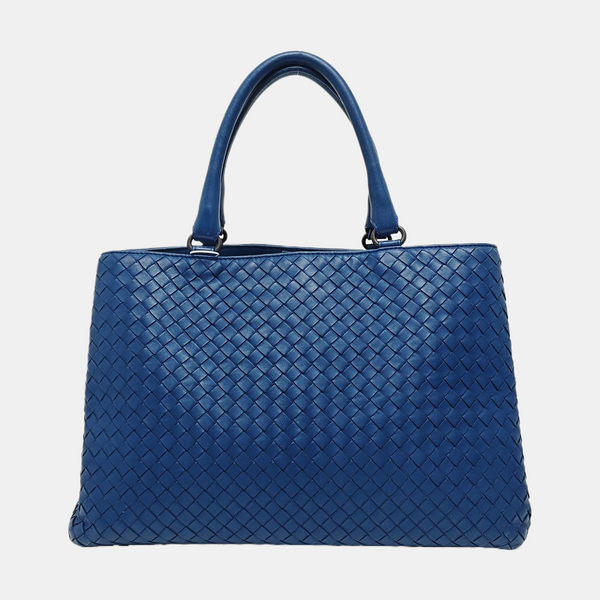 Calfskin Tote Bag Blue