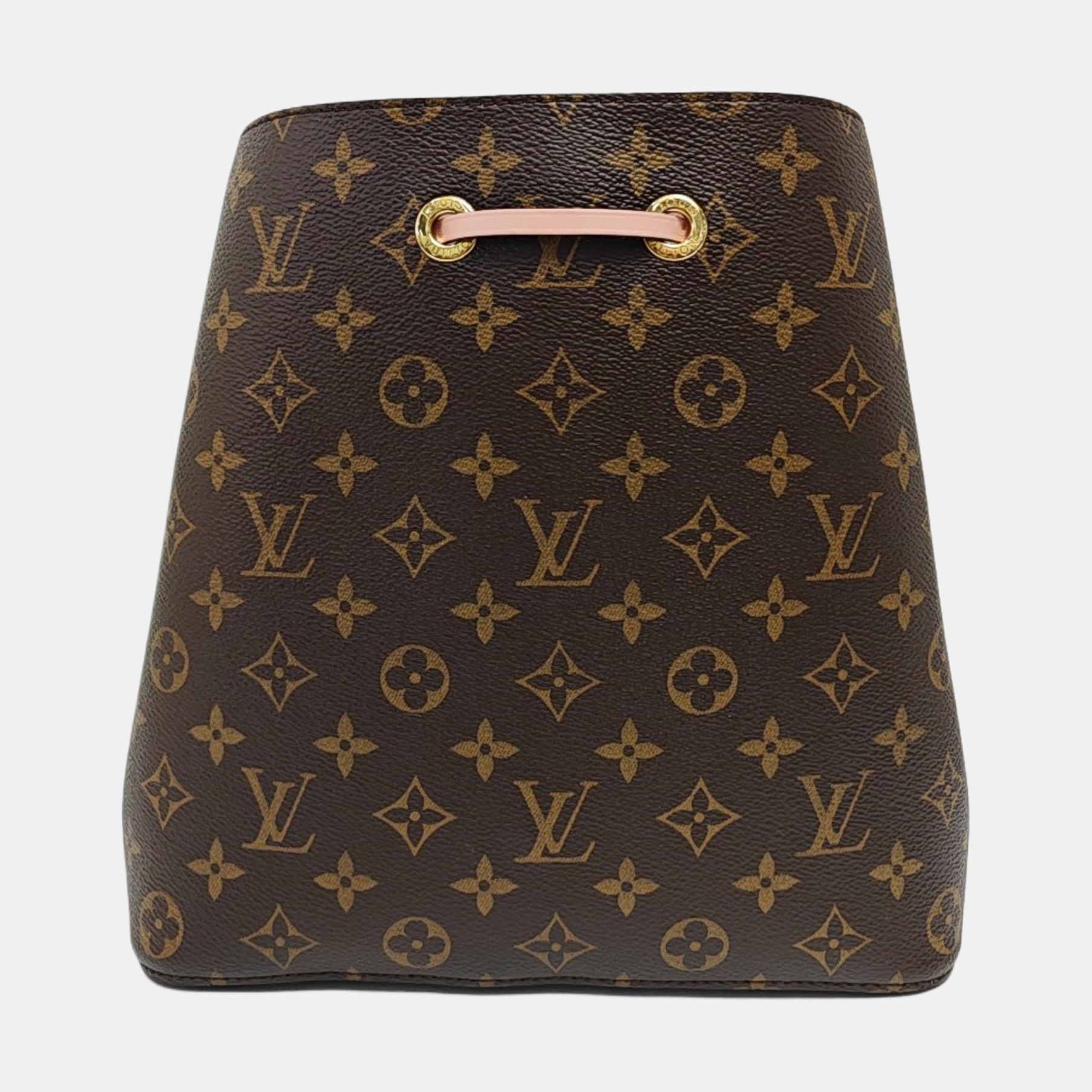NÉONOÉ MM Monogram Coated Canvas Brown