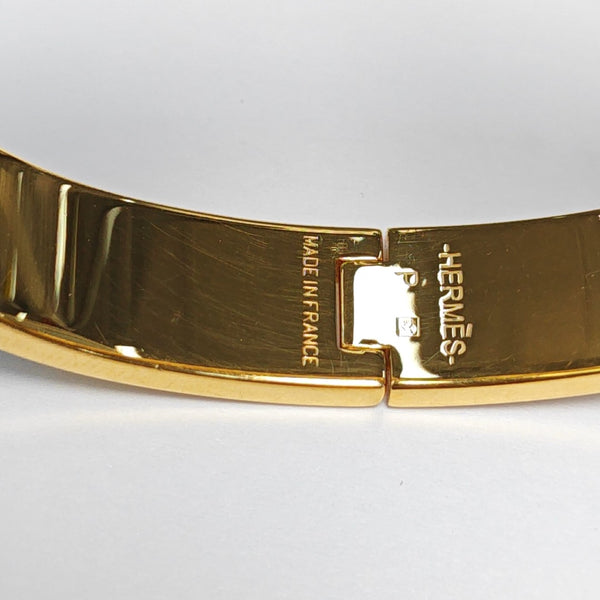 Clic H Metal Gold Bangle