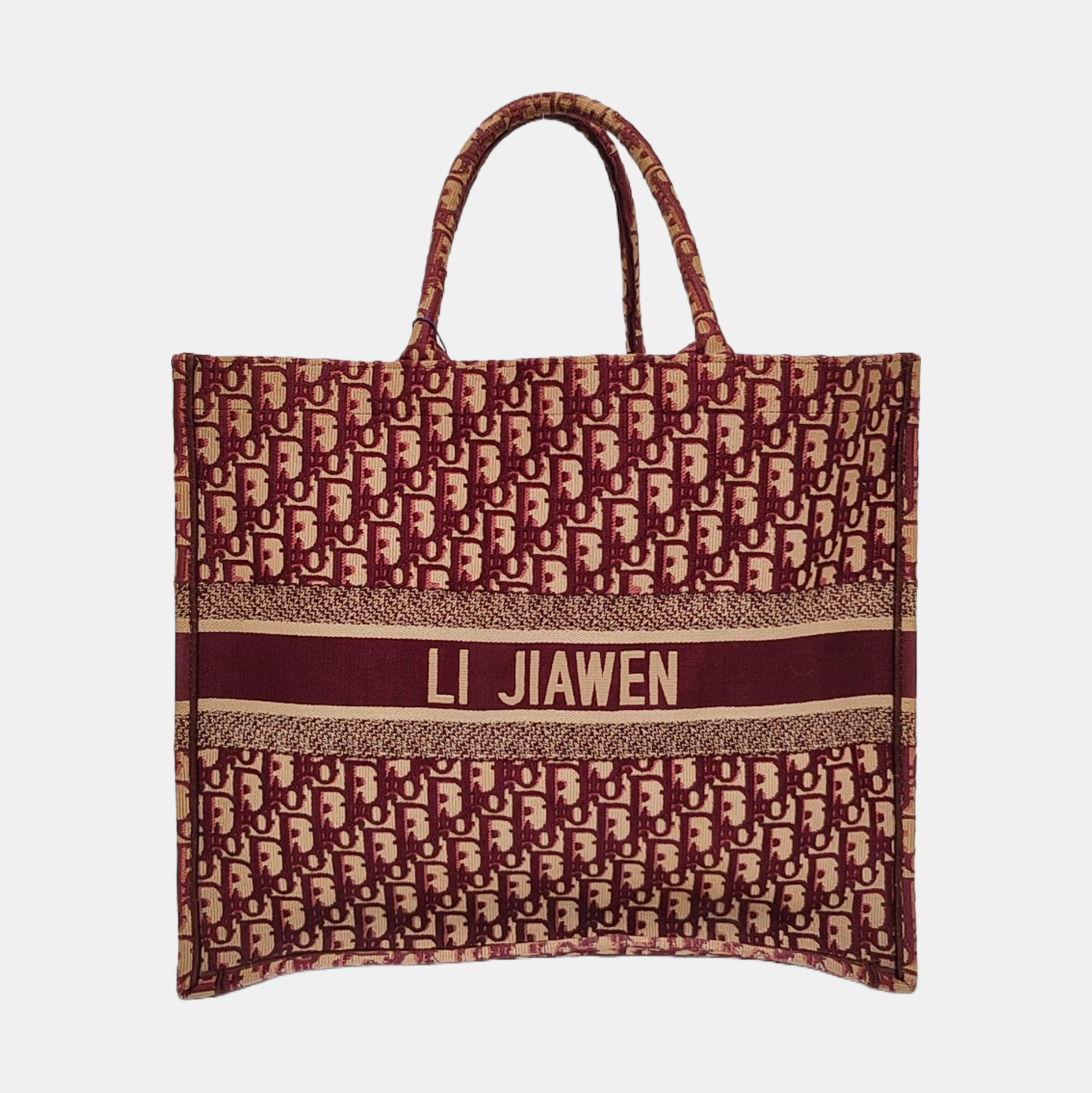 Authenticated pre-owned  Book Tote Large Monogram Canvas Red - Tote Bag at Looply