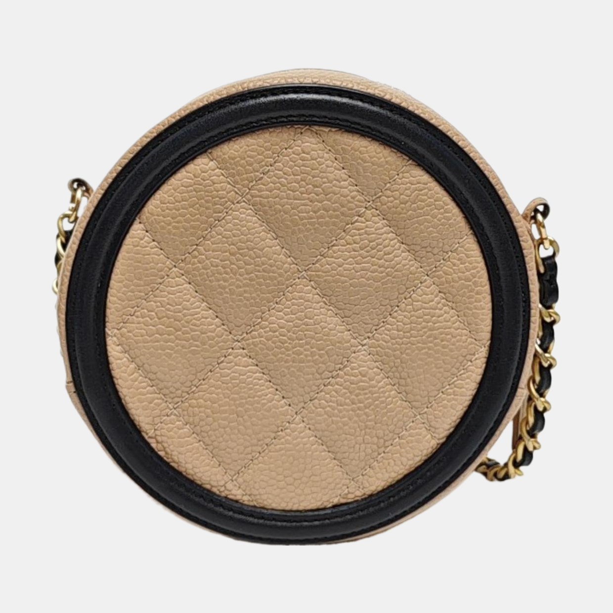 FILIGREE Quilted Grained Calfskin Beige