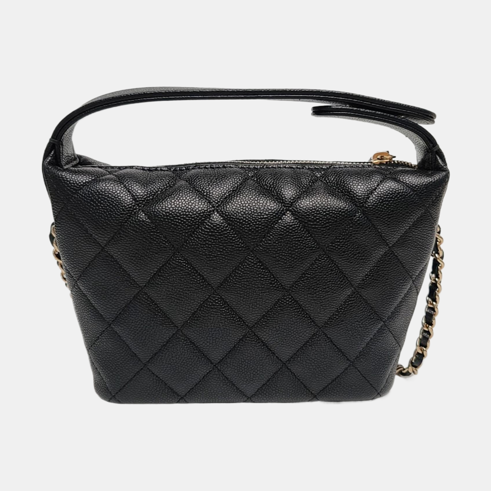 HOBO Quilted Grained Calfskin Black