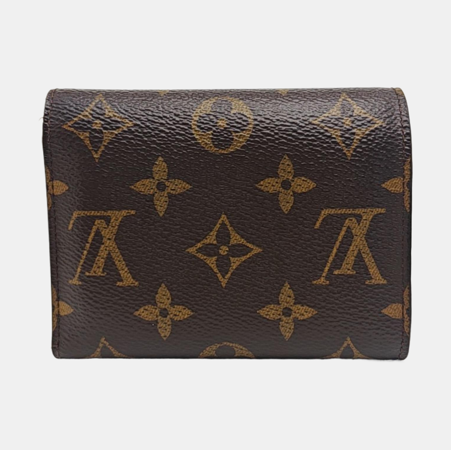VICTORINE Monogram Coated Canvas Brown Wallet