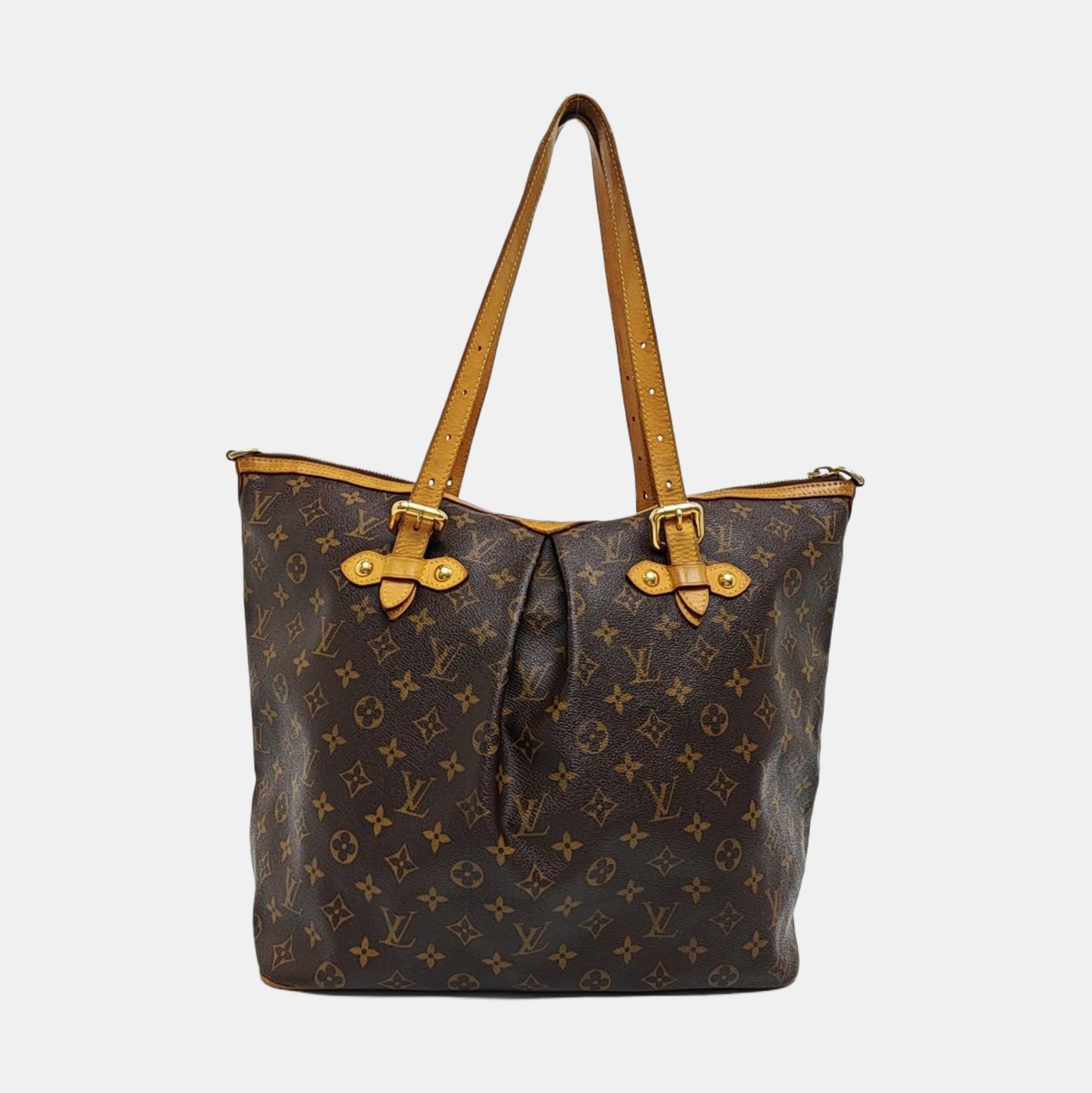PALERMO GM Monogram Coated Canvas Brown