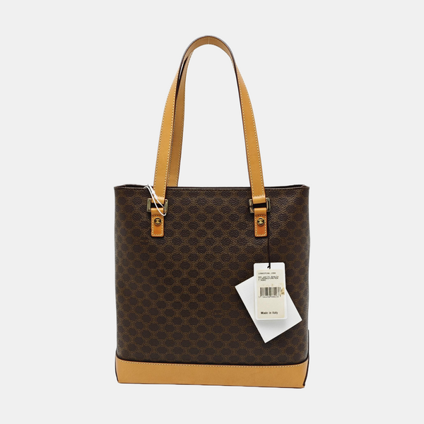 MACADAM TOTE Coated Canvas Brown