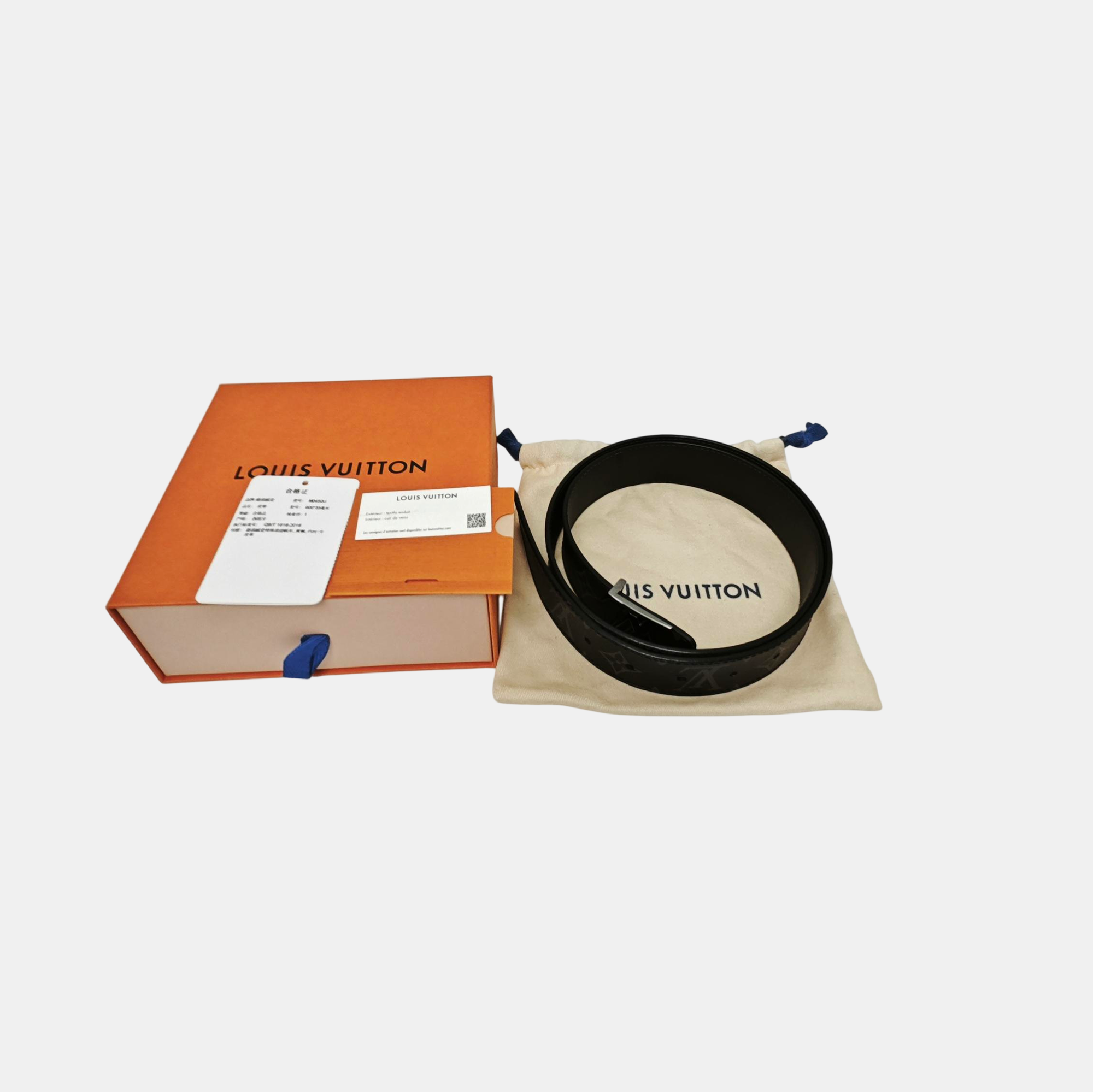 Coated Canvas Belt Black