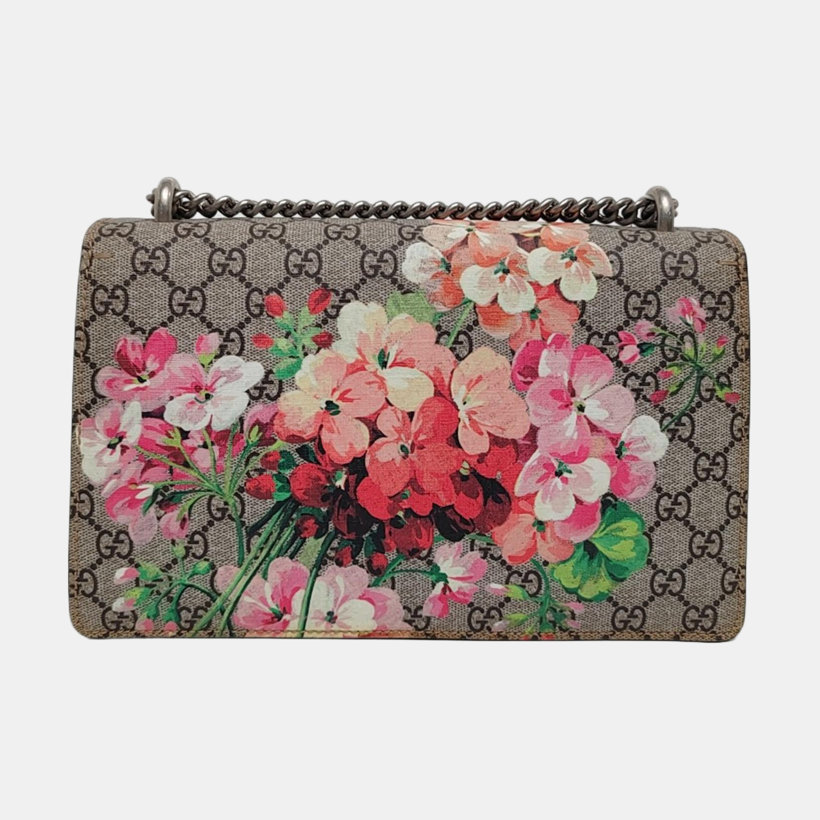 Authenticated pre-owned  Dionysus Small Monogram Coated Canvas Beige - Shoulder Bag at Looply