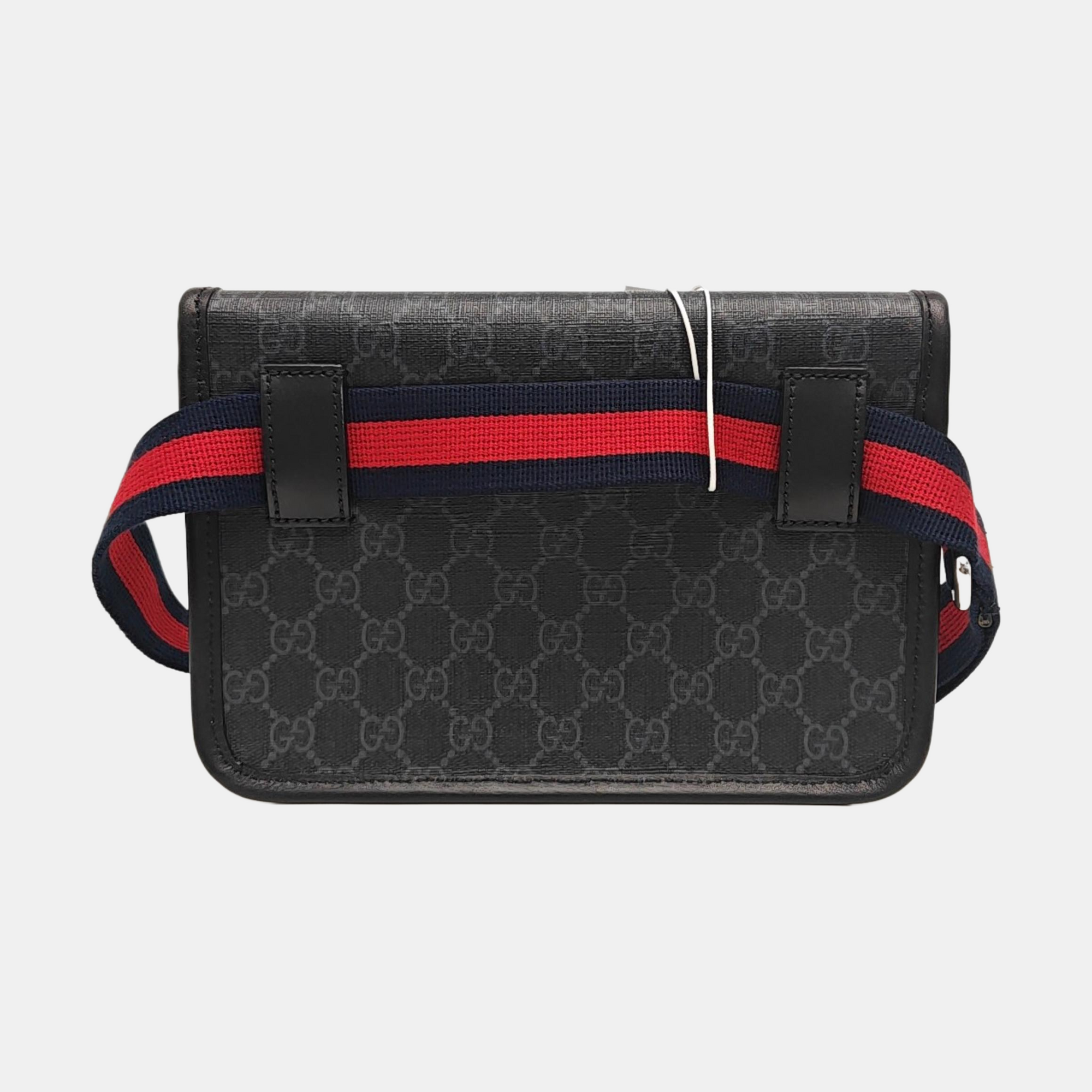 Neo Vintage Monogram Coated Canvas Black