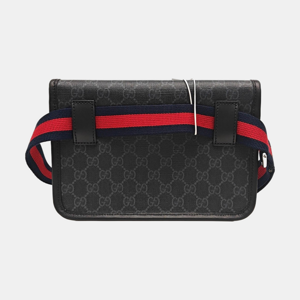 Neo Vintage Monogram Coated Canvas Black