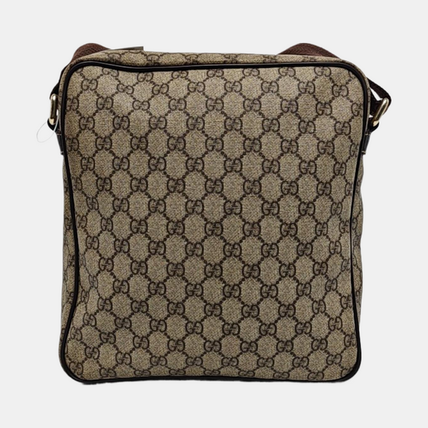 GG Supreme Monogram Coated Canvas Black