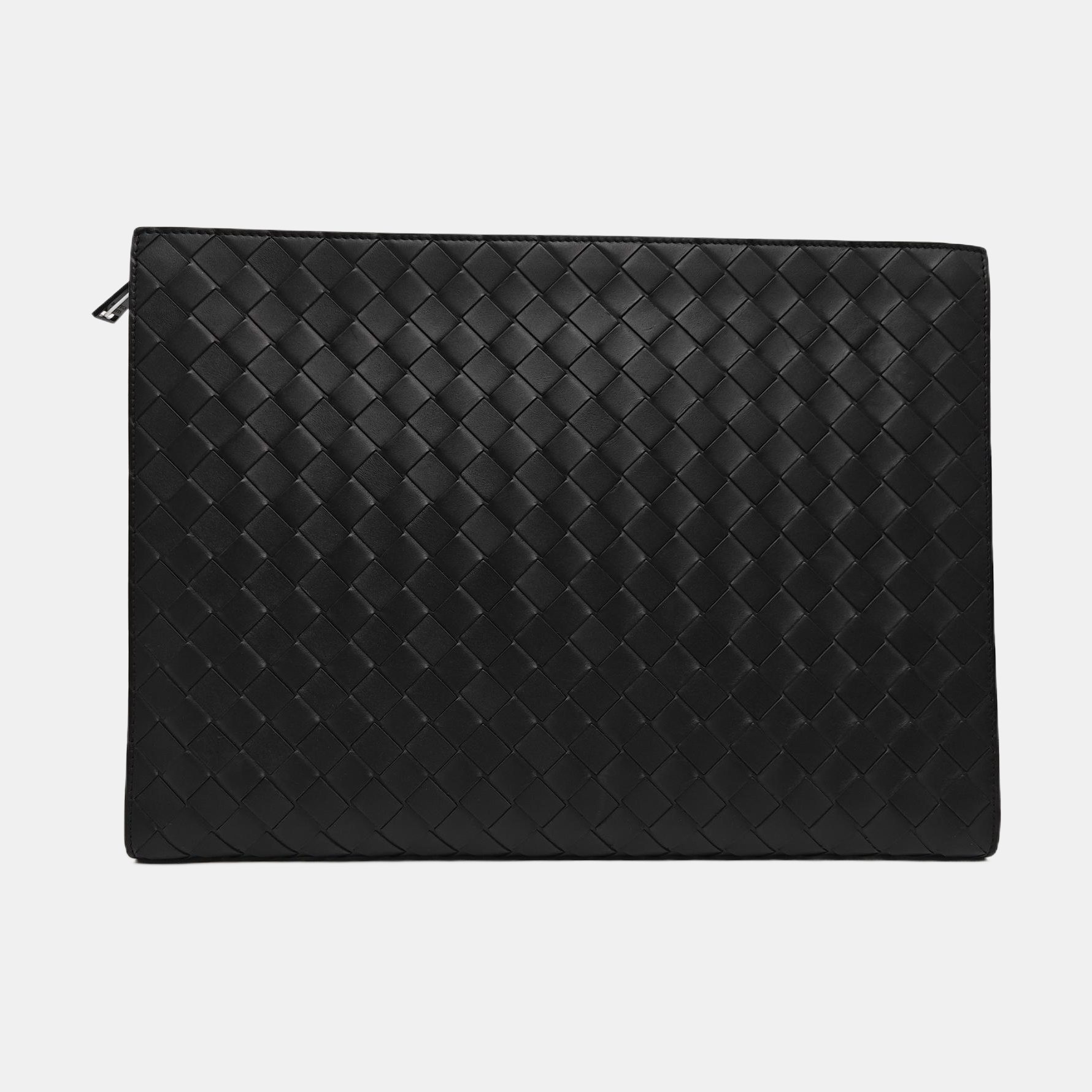 Calfskin Clutch Small Black