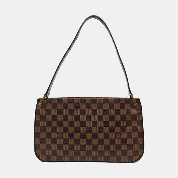 AUBAGNE Damier Ebene Coated Canvas Brown