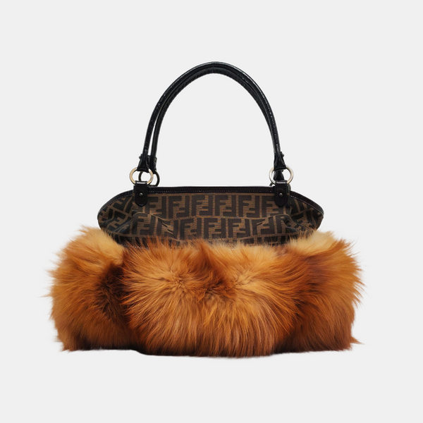 FF Tote Fur Brown