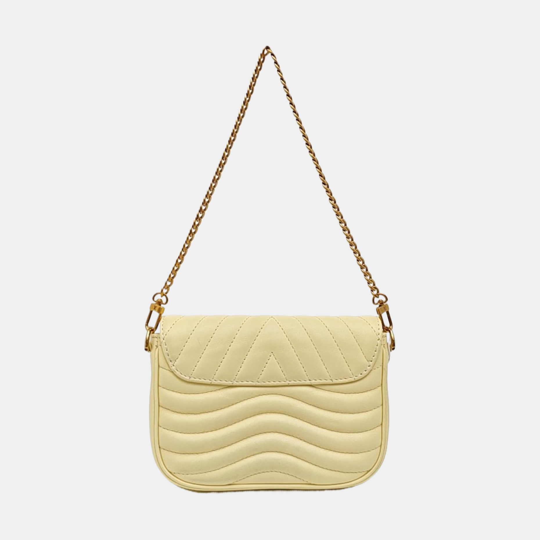 NEW WAVE Quilted Calfskin Yellow