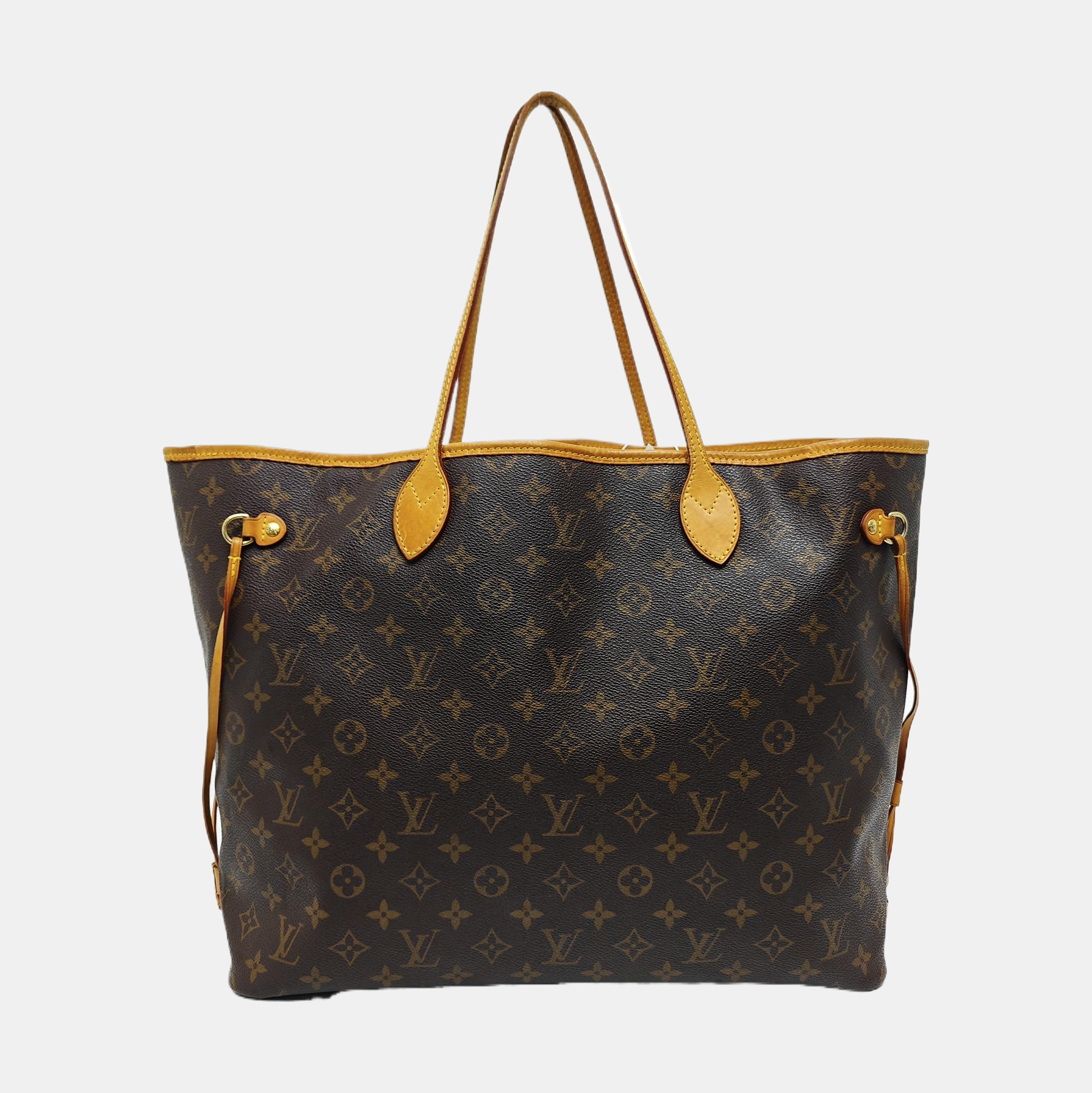 NEVERFULL GM Lona revestida Monogram Marrón