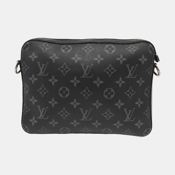 TRIO Monogram Coated Canvas Gray