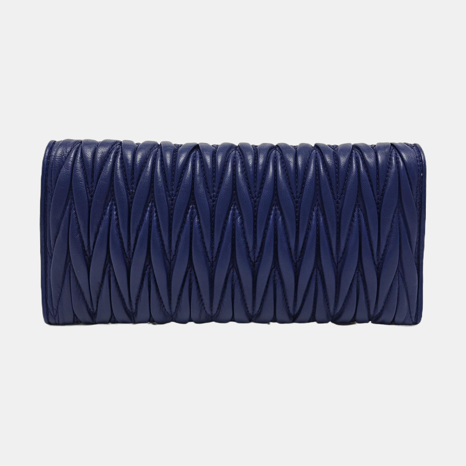 Quilted Lambskin Shoulder Bag Blue