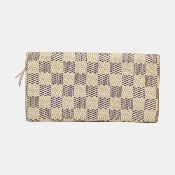 EMILIE Damier Azur Coated Canvas White
