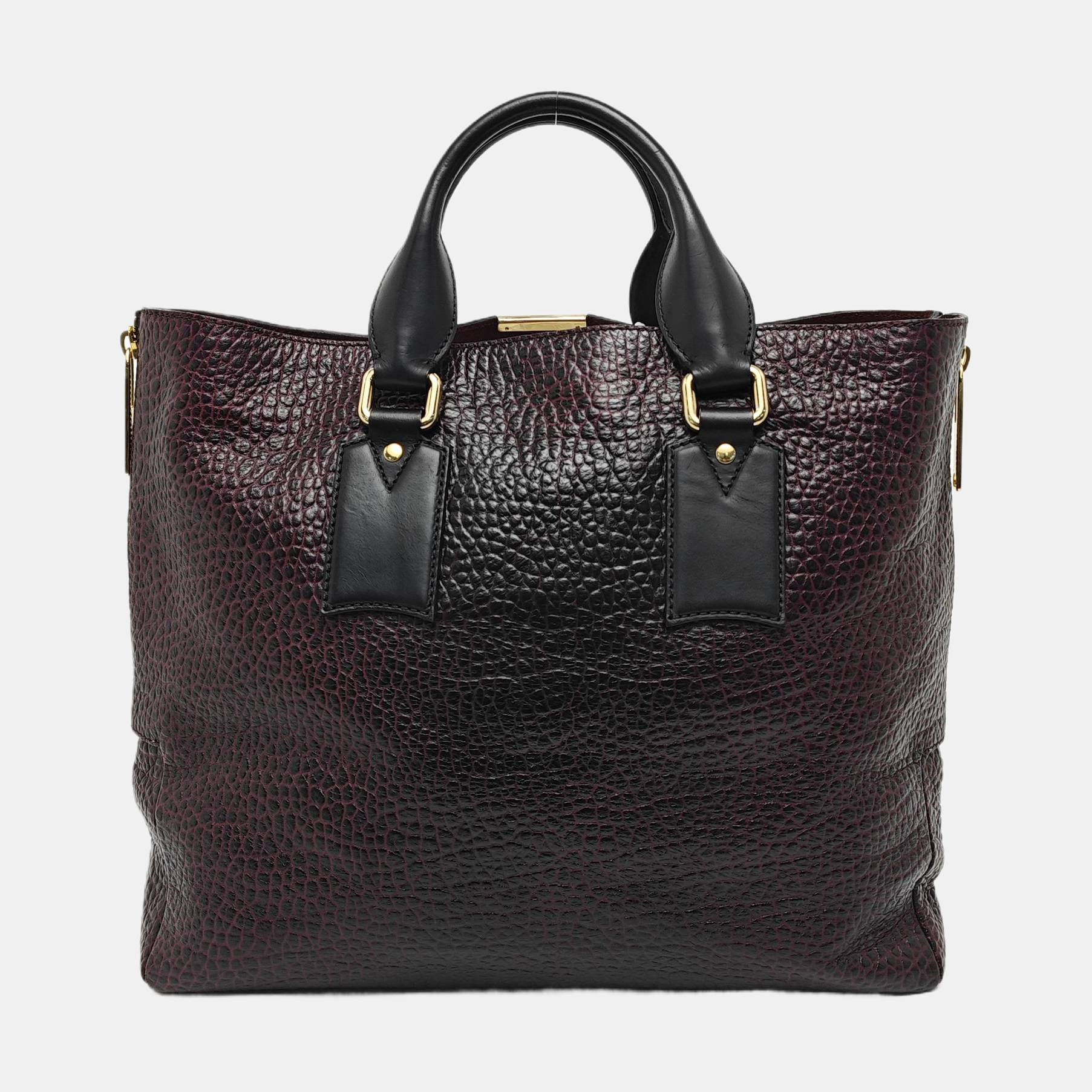 Calfskin Top Handle Bag Red