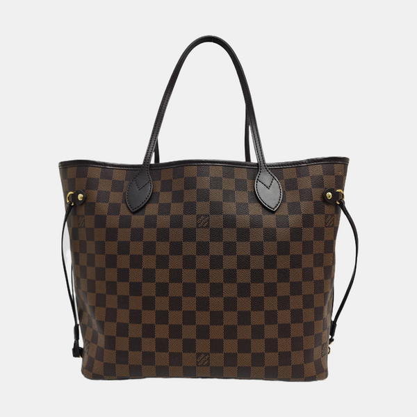 NEVERFULL MM Damier Ebene Coated Canvas Brown